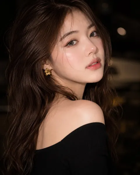Ultra realistic young woman beauty portrait