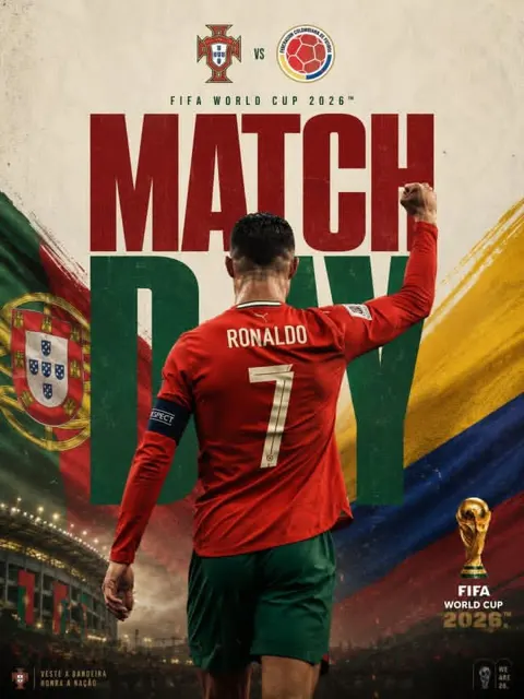Cristiano ronaldo match day poster