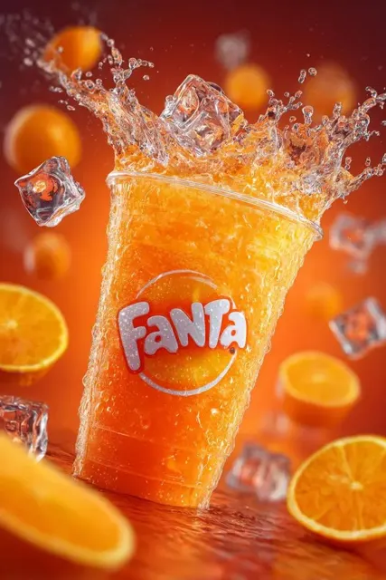 Suspended fanta ad