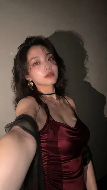 Realistic iphone selfie flash photography woman