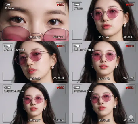 Gen z dreamy six grid retro dv