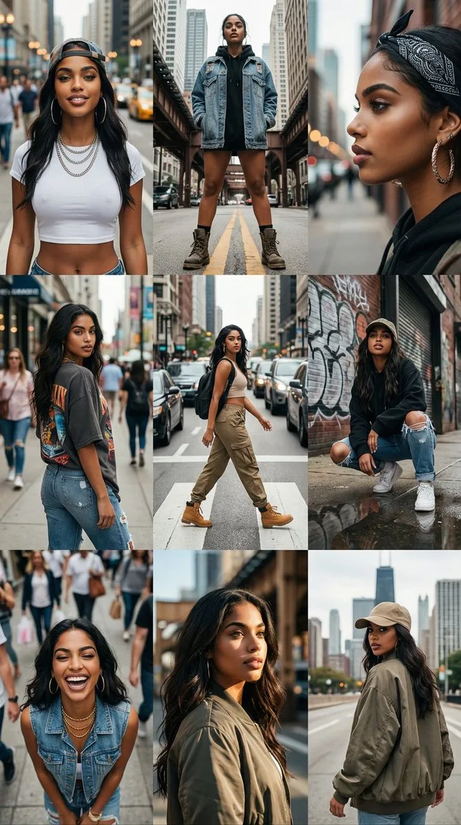 Chicago street hip hop grid — After