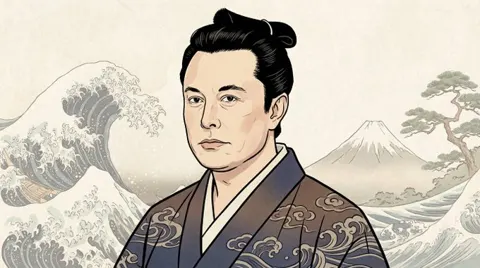Dreamy edo ukiyoe portrait