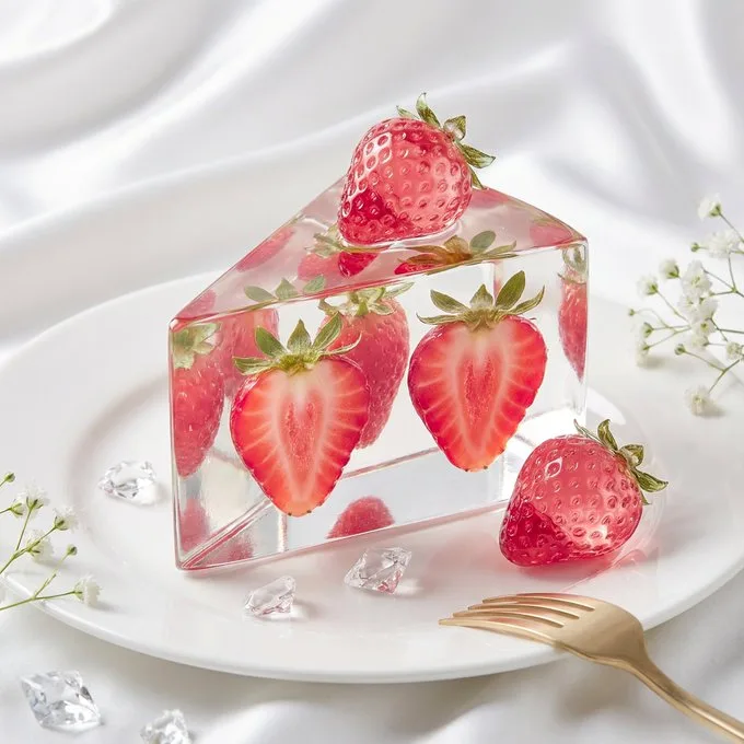 Crystal prism orange cake editorial — Sonra