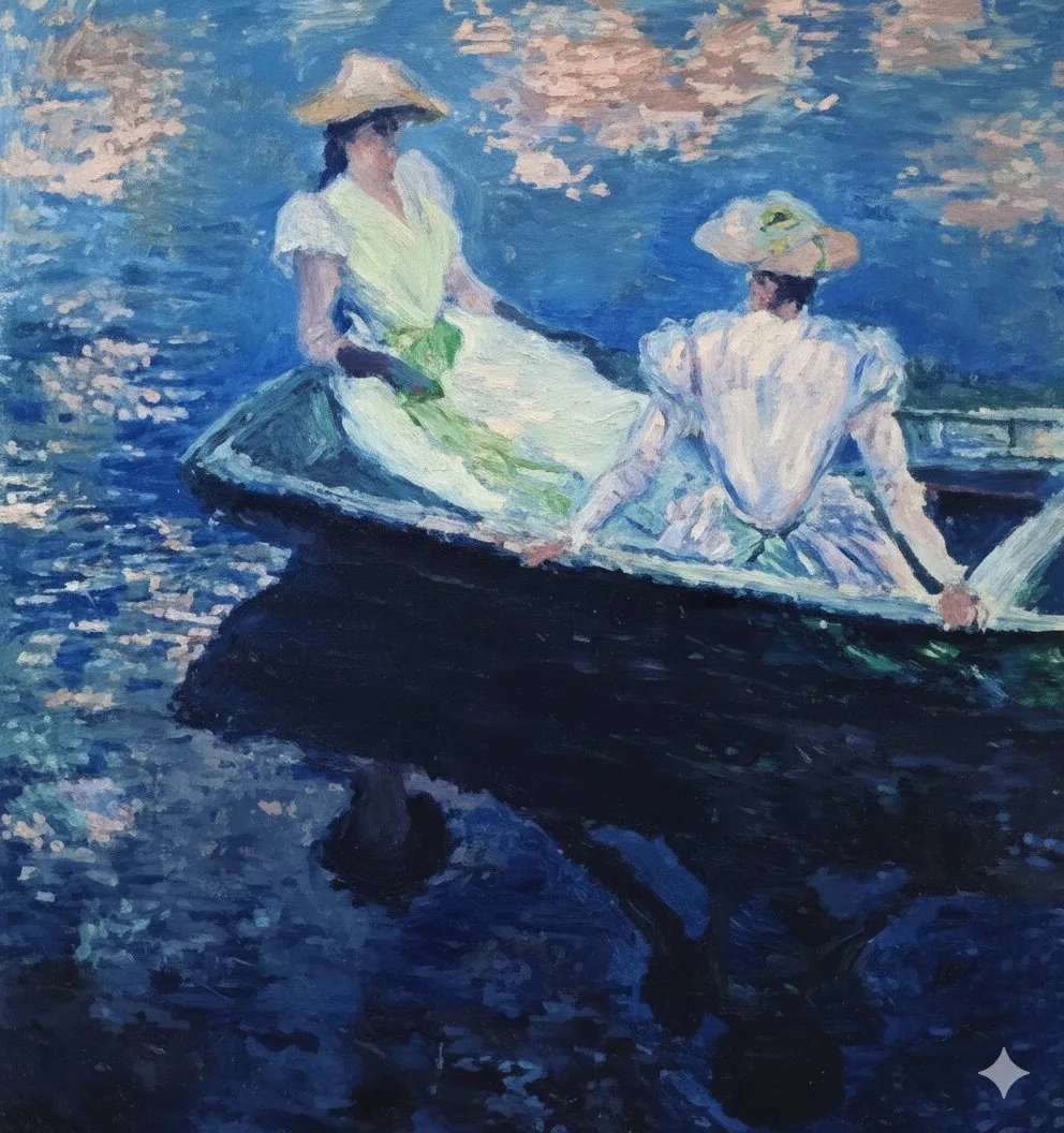 Monet ethereal boating — After