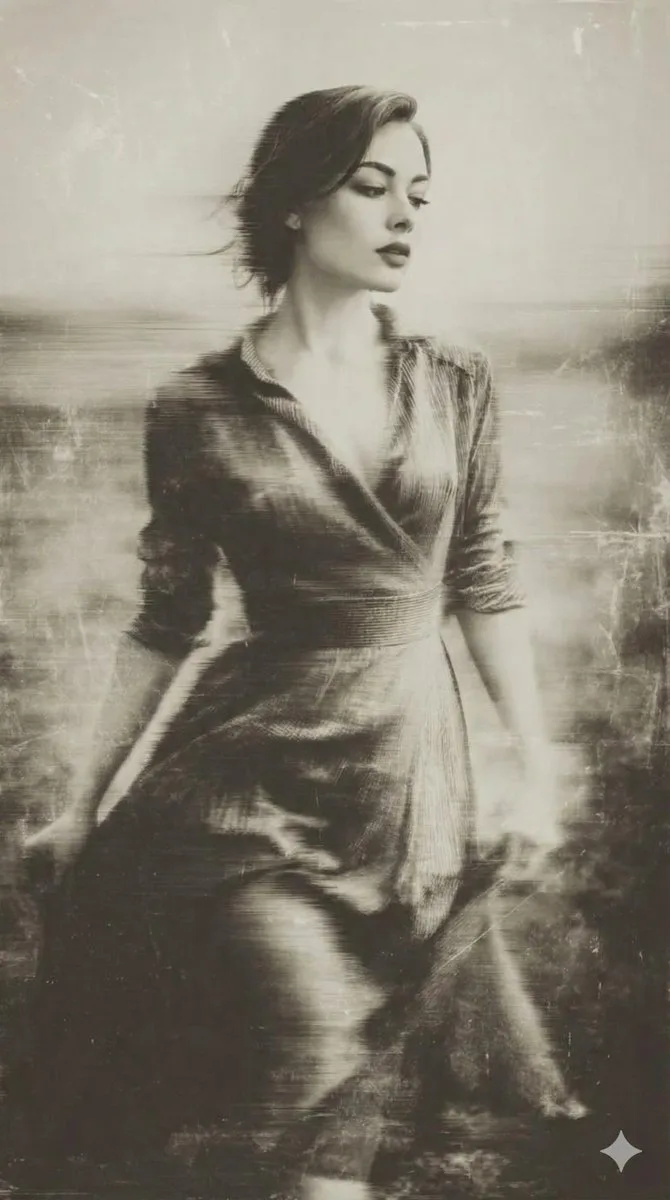 Vintage sepia ethereal portrait — Sonra