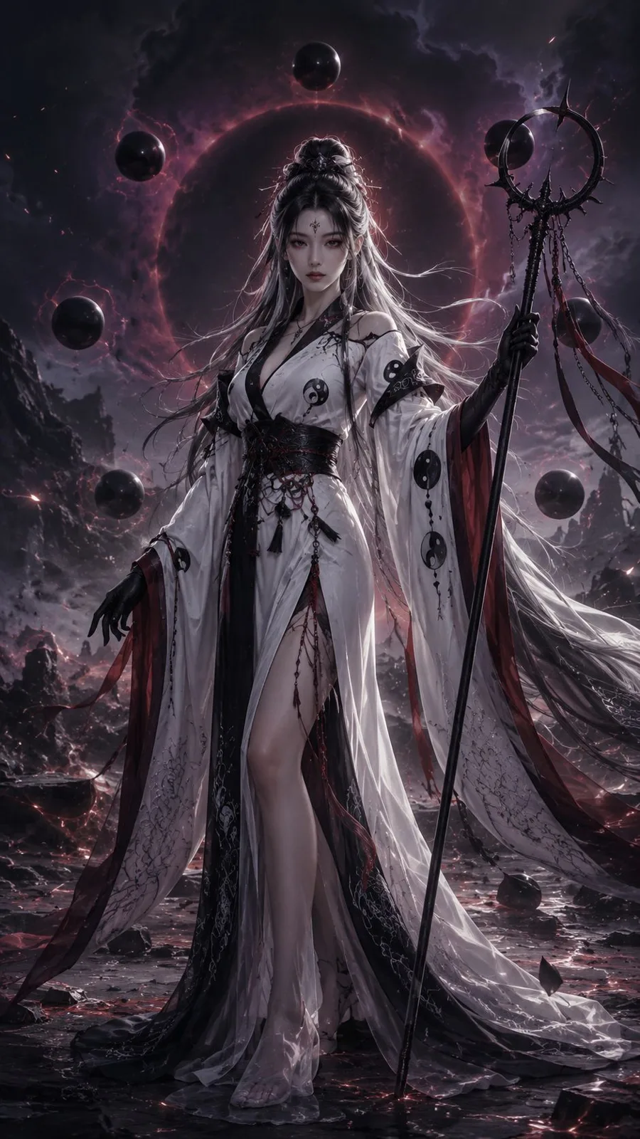 Chinese beauty naruto six paths madara hanfu — Sonra
