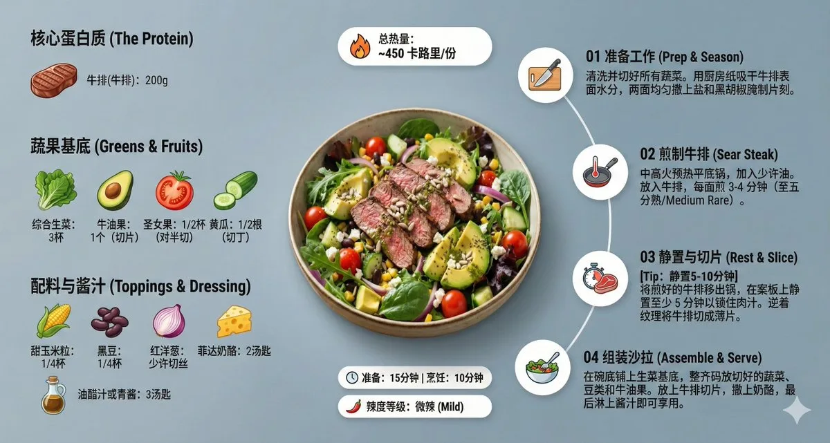 Creative floating food infographic — After