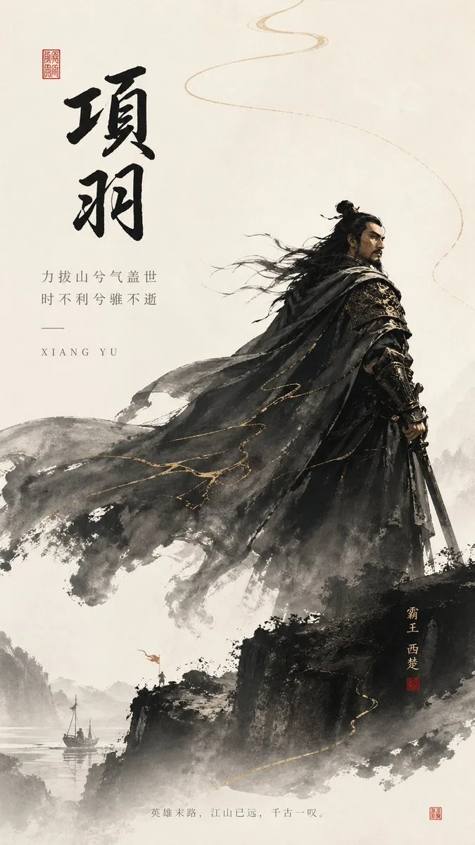 Neo chinese minimal xiang yu poster design — After
