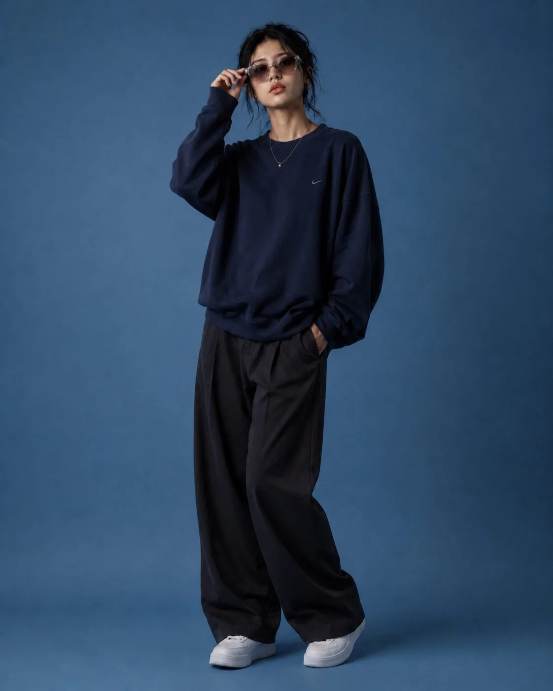 High fashion luxury editorial pose reference — After