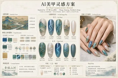 Ai powered nail art inspiration solutions