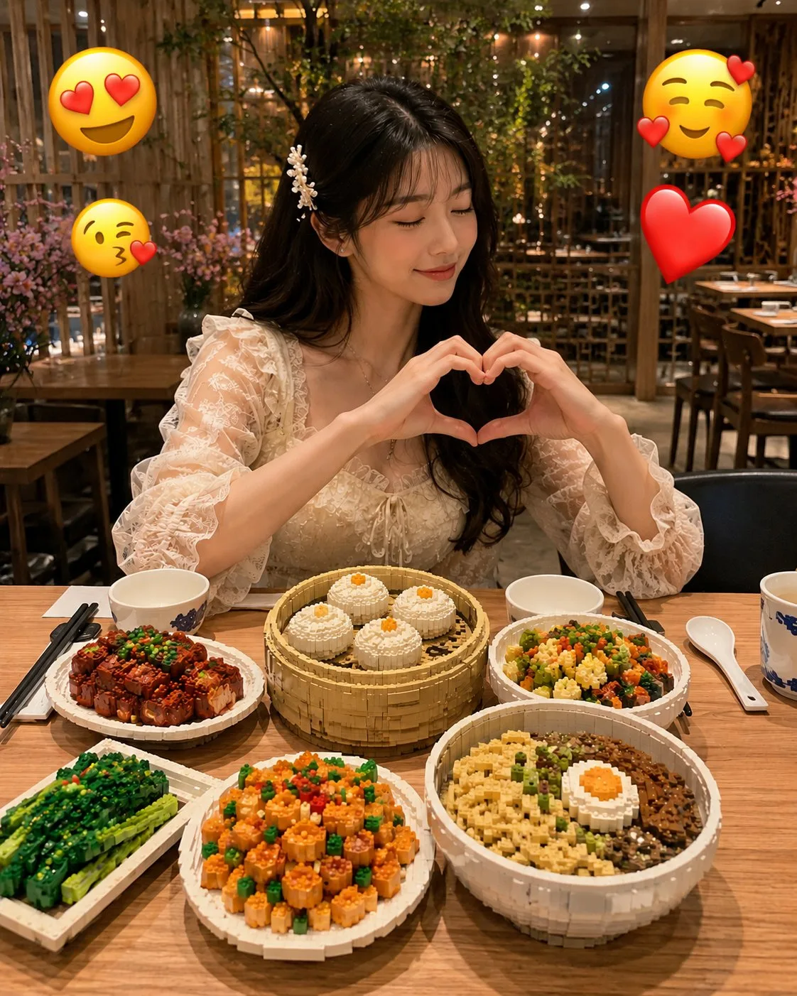 Food to lego miniature sculpture transform — Sonra