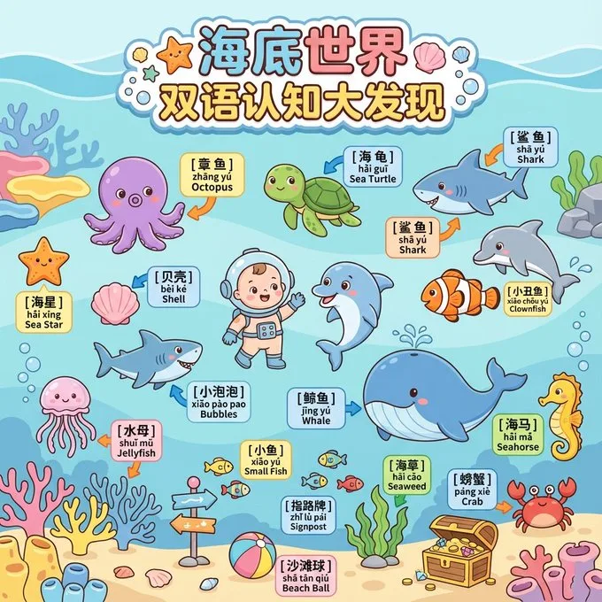 双语认知大发现-海底世界 — After