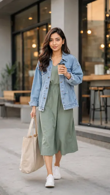 Aesthetic fashion photography east asian woman cafe