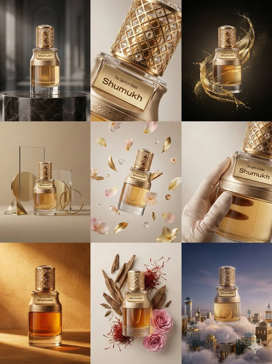 Luxury grid product photography — Sonra