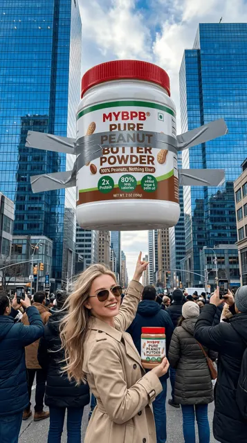 Skyscraper giant peanut butter spectacle