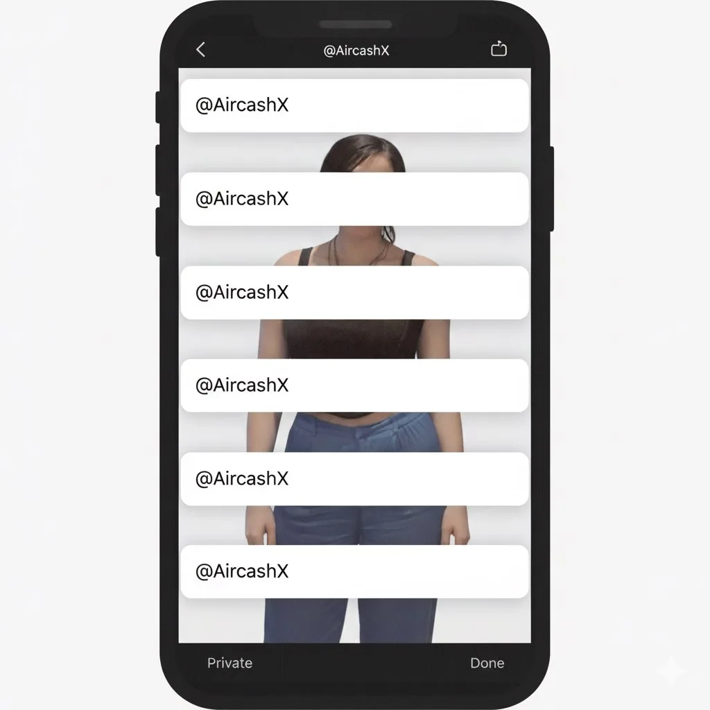 Browser split fashion portrait — Sonra