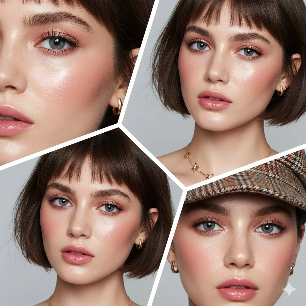 Hyper realistic korean beauty collage — After