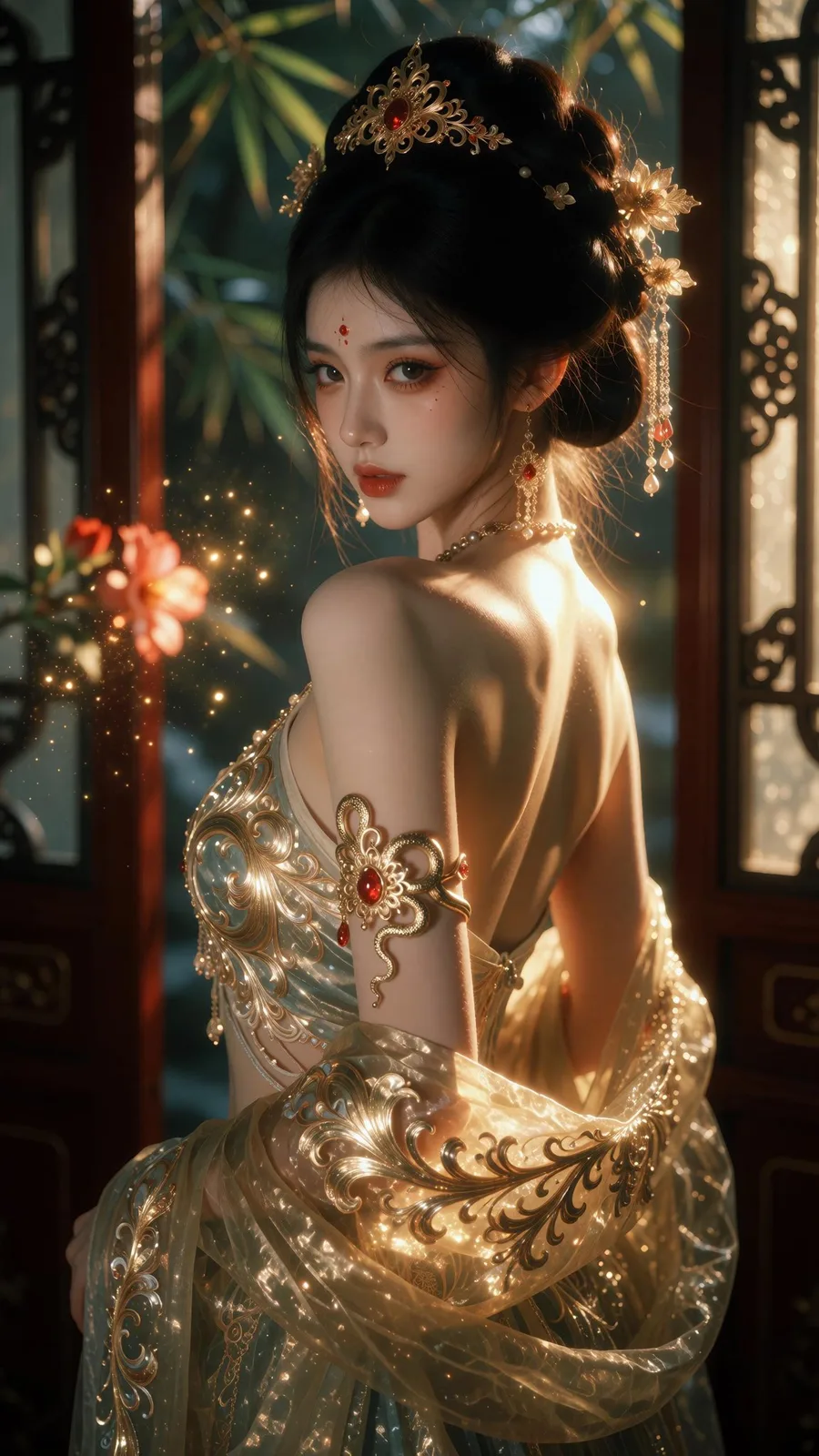 Gilded sunset oriental empress — After