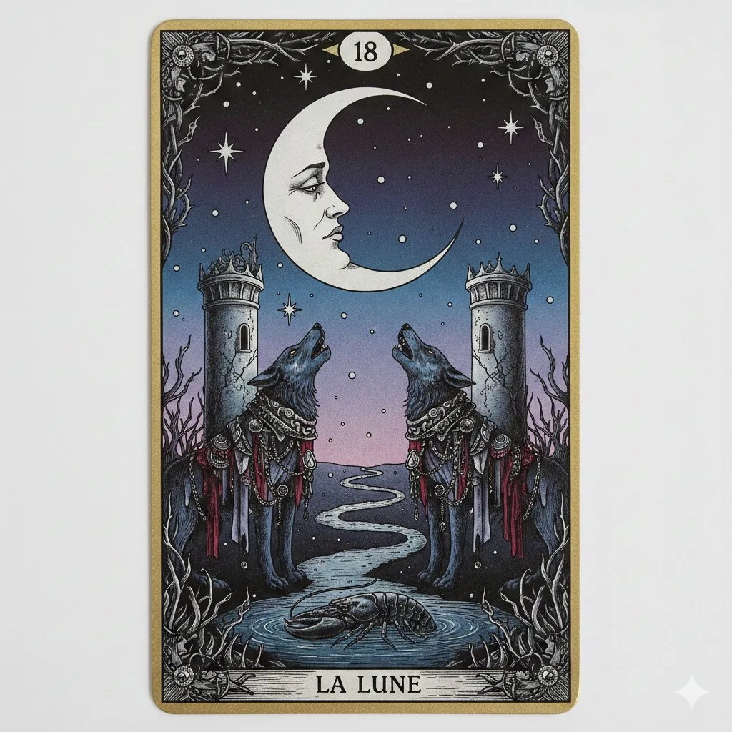 Gothic double moon tarot — Sonra