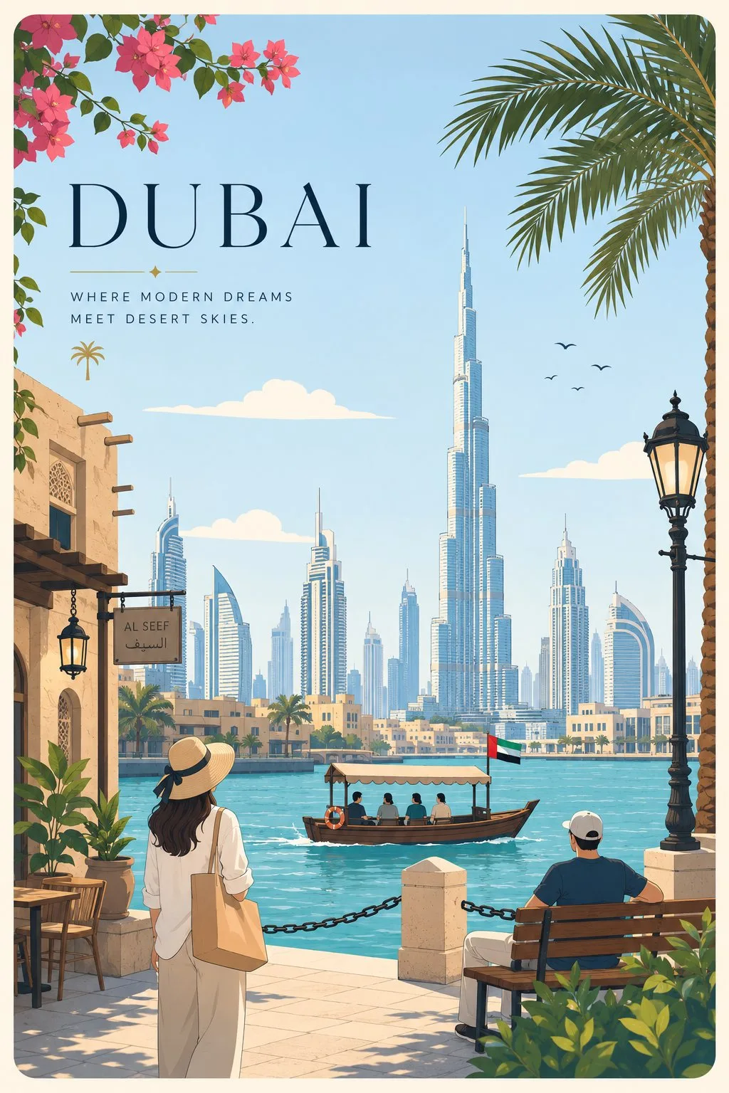 Premium minimal flat vector city travel poster 1782823224742 — After