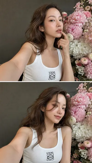 Iphone selfie loewe tank top luxury collage