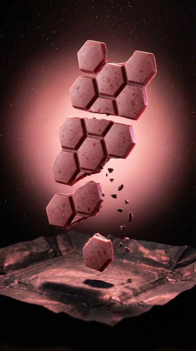 Luxury macro chocolate art — Sonra