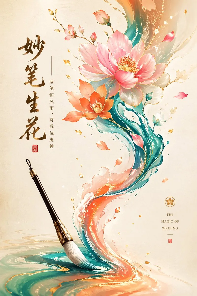 Magical brush minimal oriental — Sonra