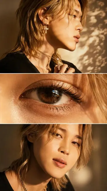 Ultra realistic luxury beauty editorial collage