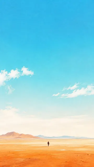 Oriental zen minimalist traveler poster