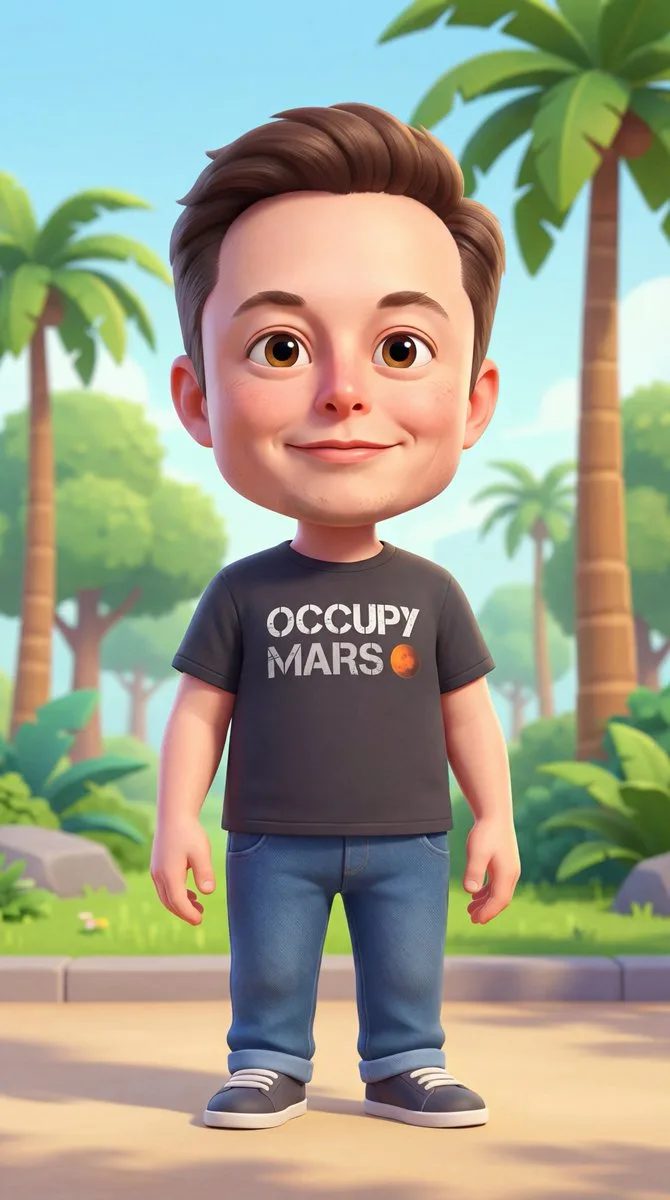Cute 3d cartoon kid — After