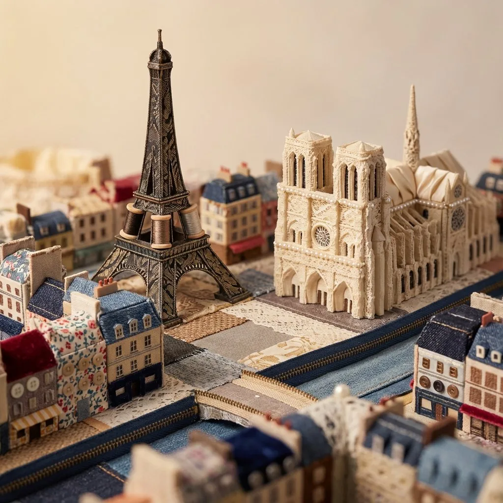 Fantasy material paris skyline — Sonra