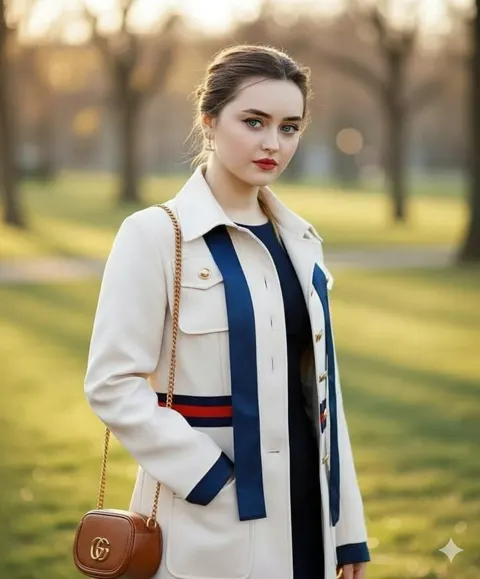 Vogue fashion trench coat