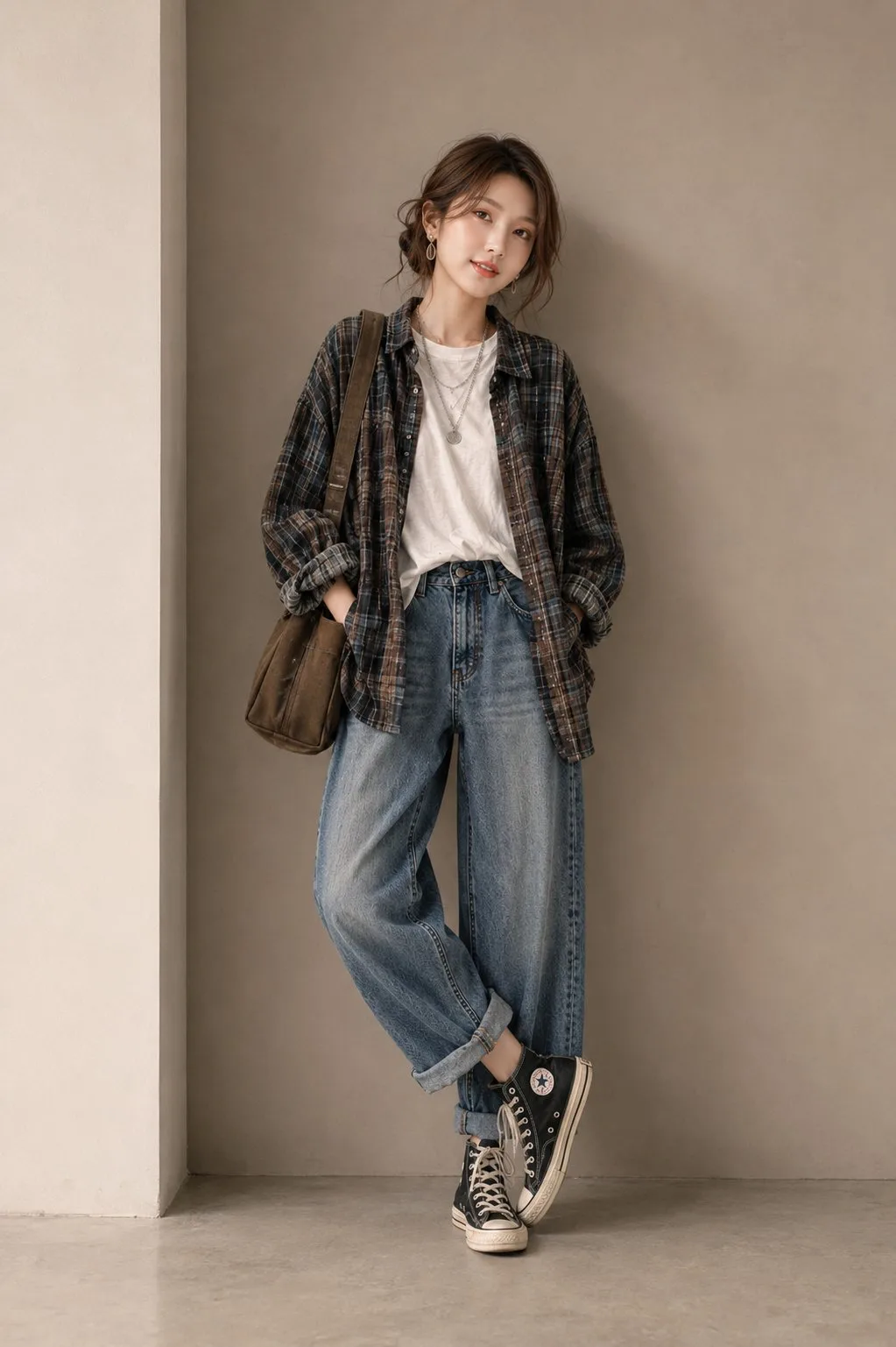 Ultra realistic east asian woman fashion portrait — Sonra