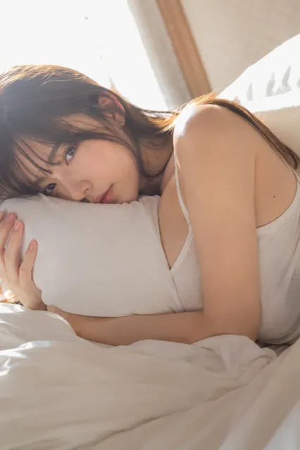 Fictional 20 year old japanese woman bed candid