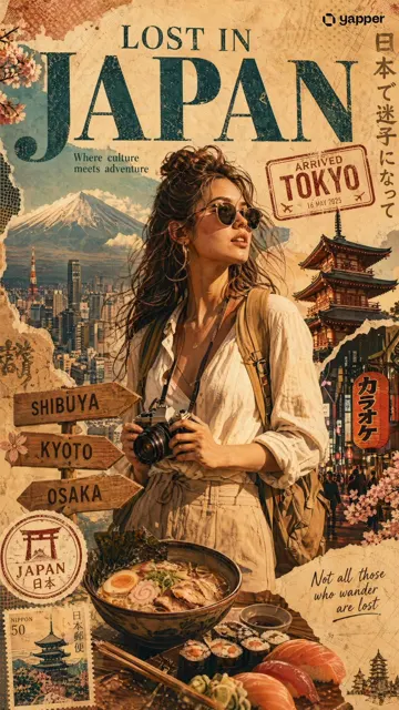 Lost in japan poster