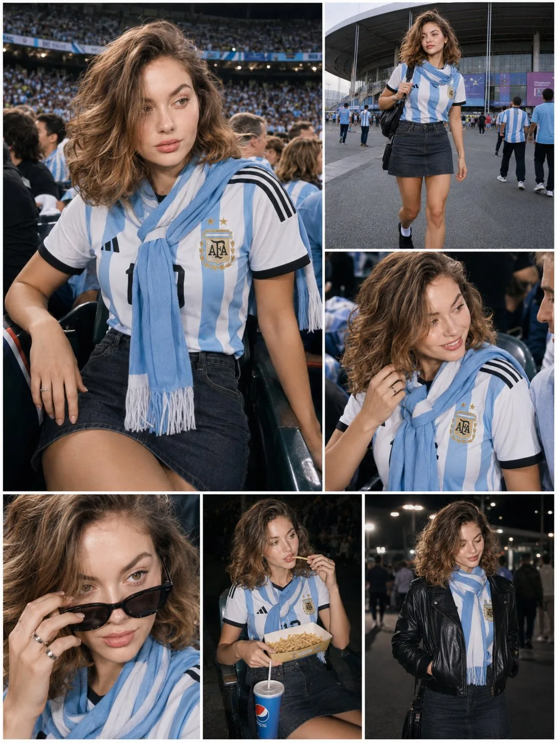 Argentina fan lifestyle collage — After