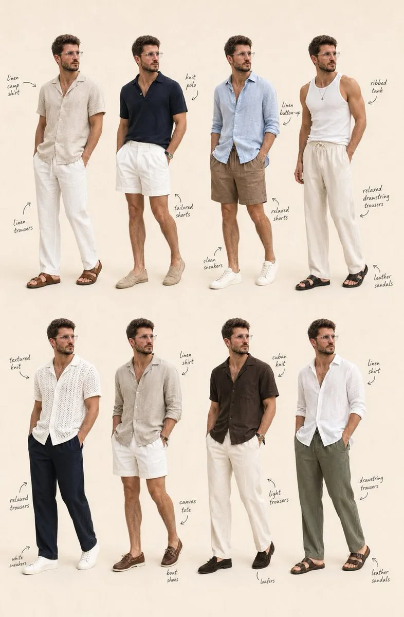 Summer eight outfits collage — Sonra