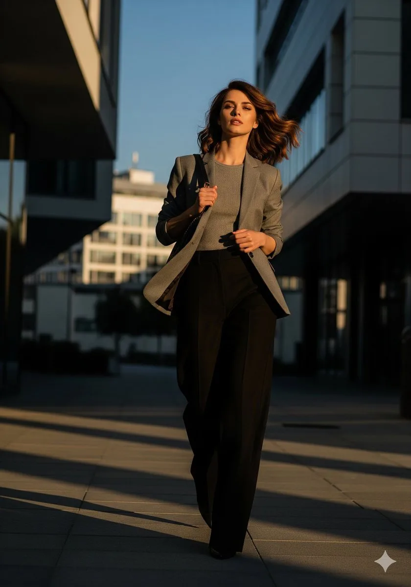Golden hour urban fashion — Sonra