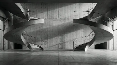 Dramatic tokyo stairs