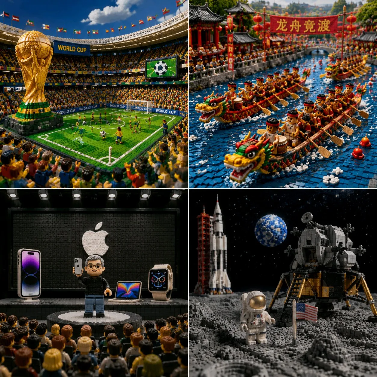 Building block miniature world surreal photography — Sonra