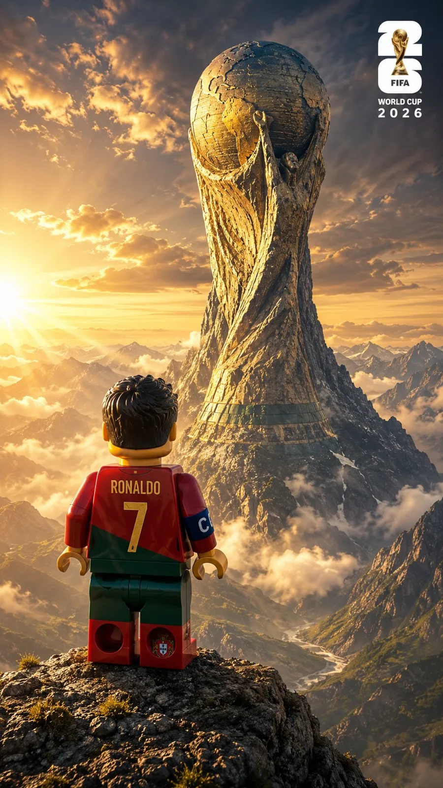 Lego football immortality minifigure poster — After