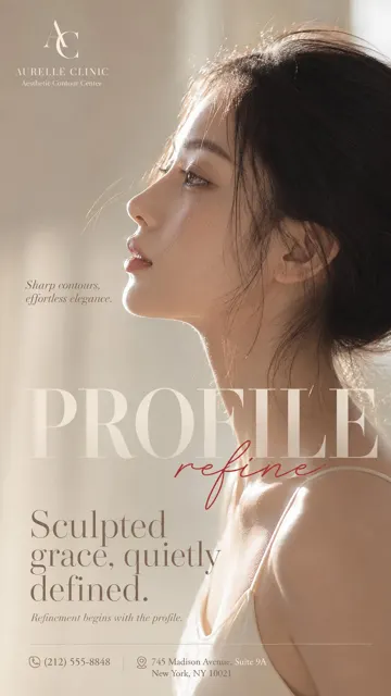 Luxury beauty campaign poster design