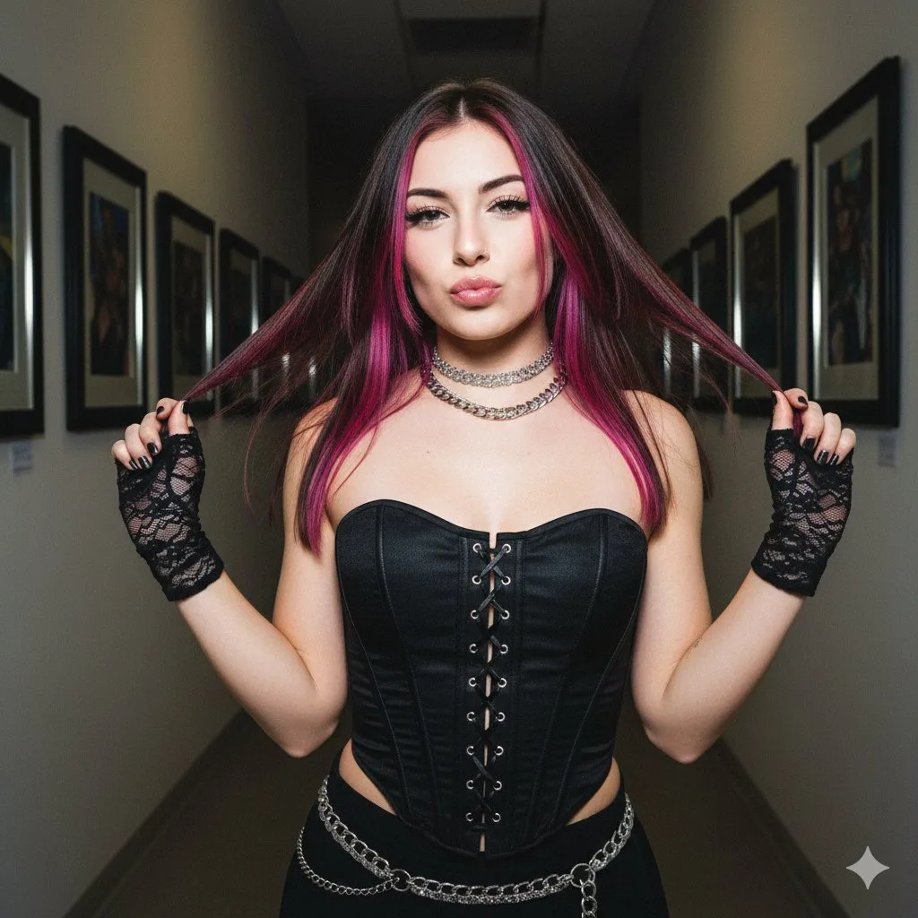 Y2k flash magenta spice — Sonra