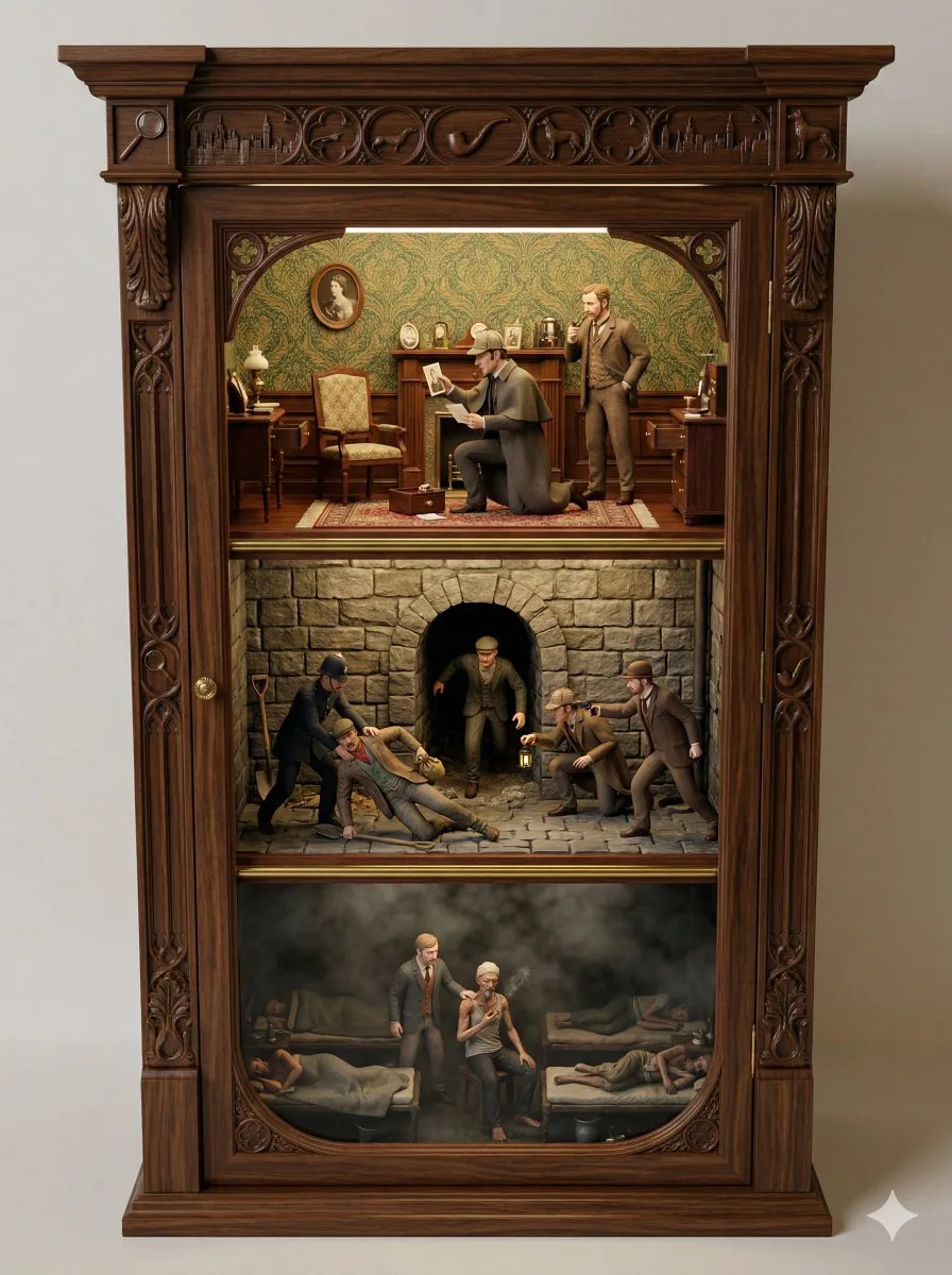 Sherlock holmes diorama — Sonra