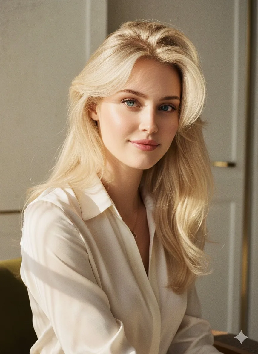 Vogue platinum silk goddess — After