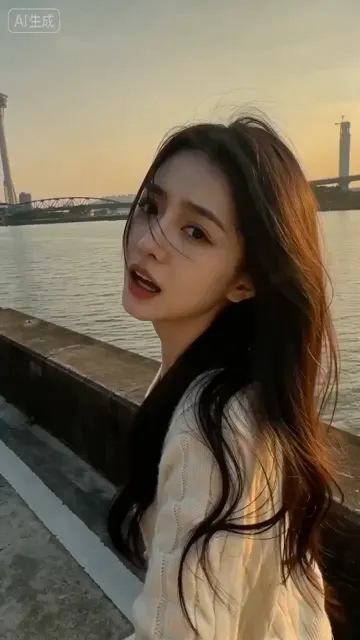 Tamsui sunset sweet girl moment