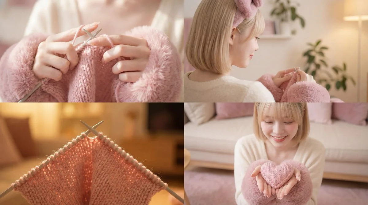 Healing film knitting girl — Sonra