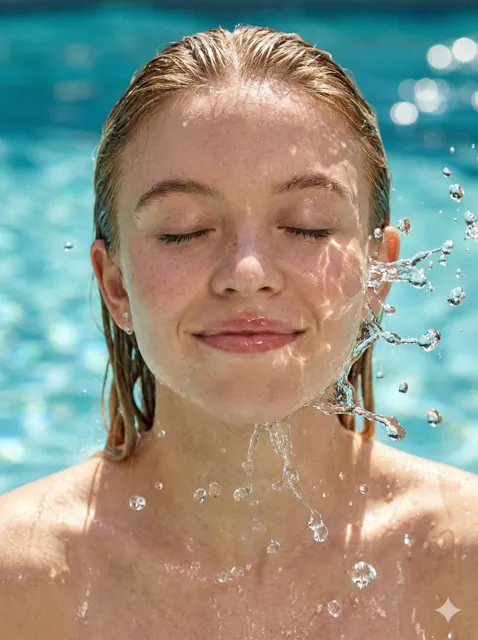 Wet sydney sweeney summer splash
