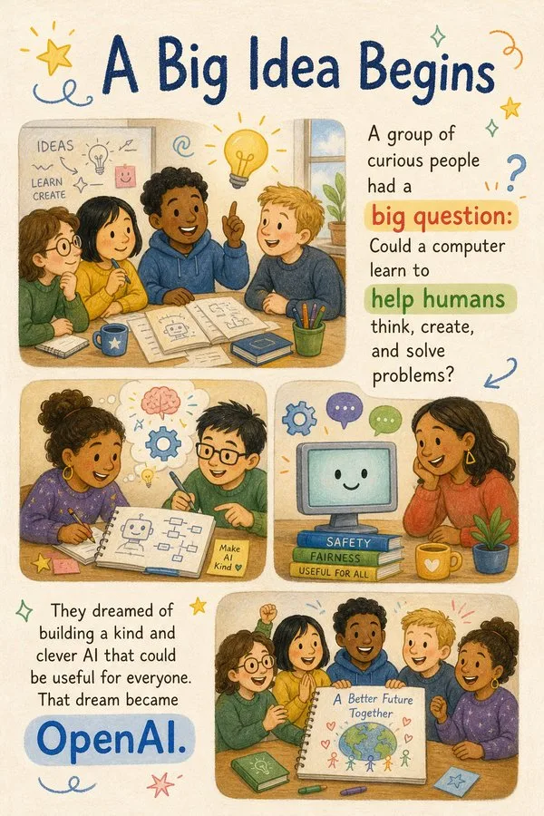 Vertical hand drawn childrens book inner page — Sonra